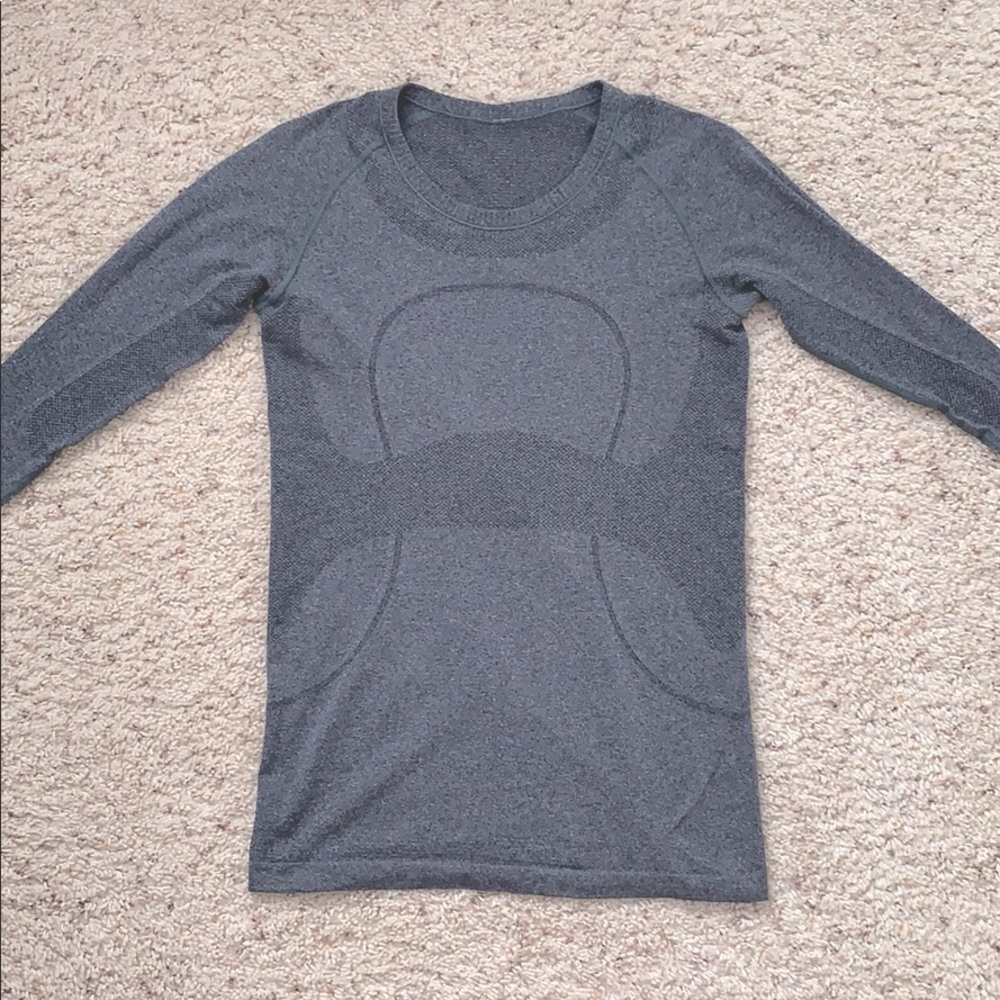 lululemon gray swiftly tech long sleeve